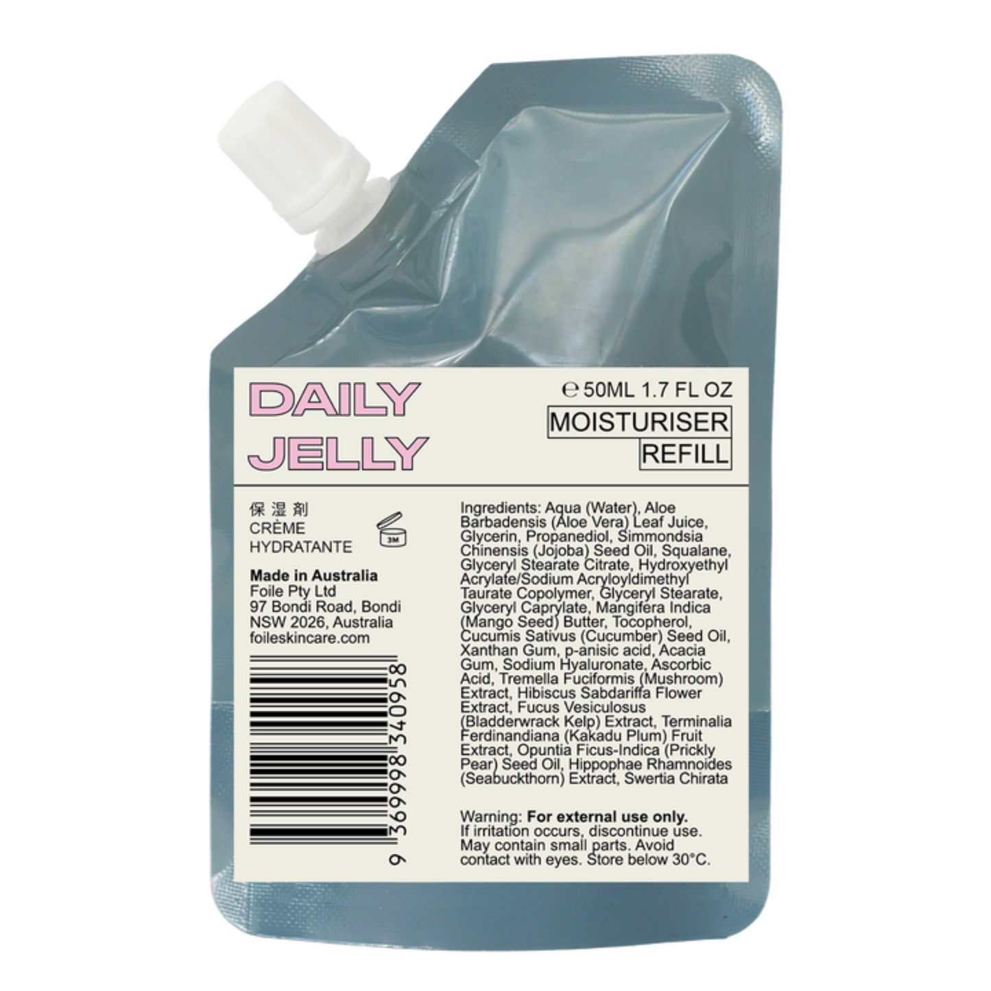 Foile Daily Jelly Moisturiser Refill