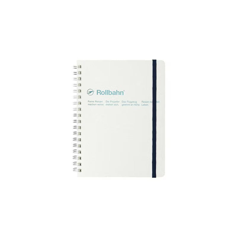 Delfonics Rollbahn Spiral Bound Notebook Grid - B5 Plus – blue rosa