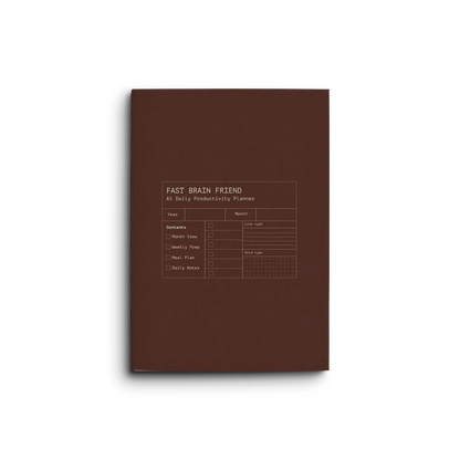 Creator's Friend - Fast Brain Daily Productivity Planner