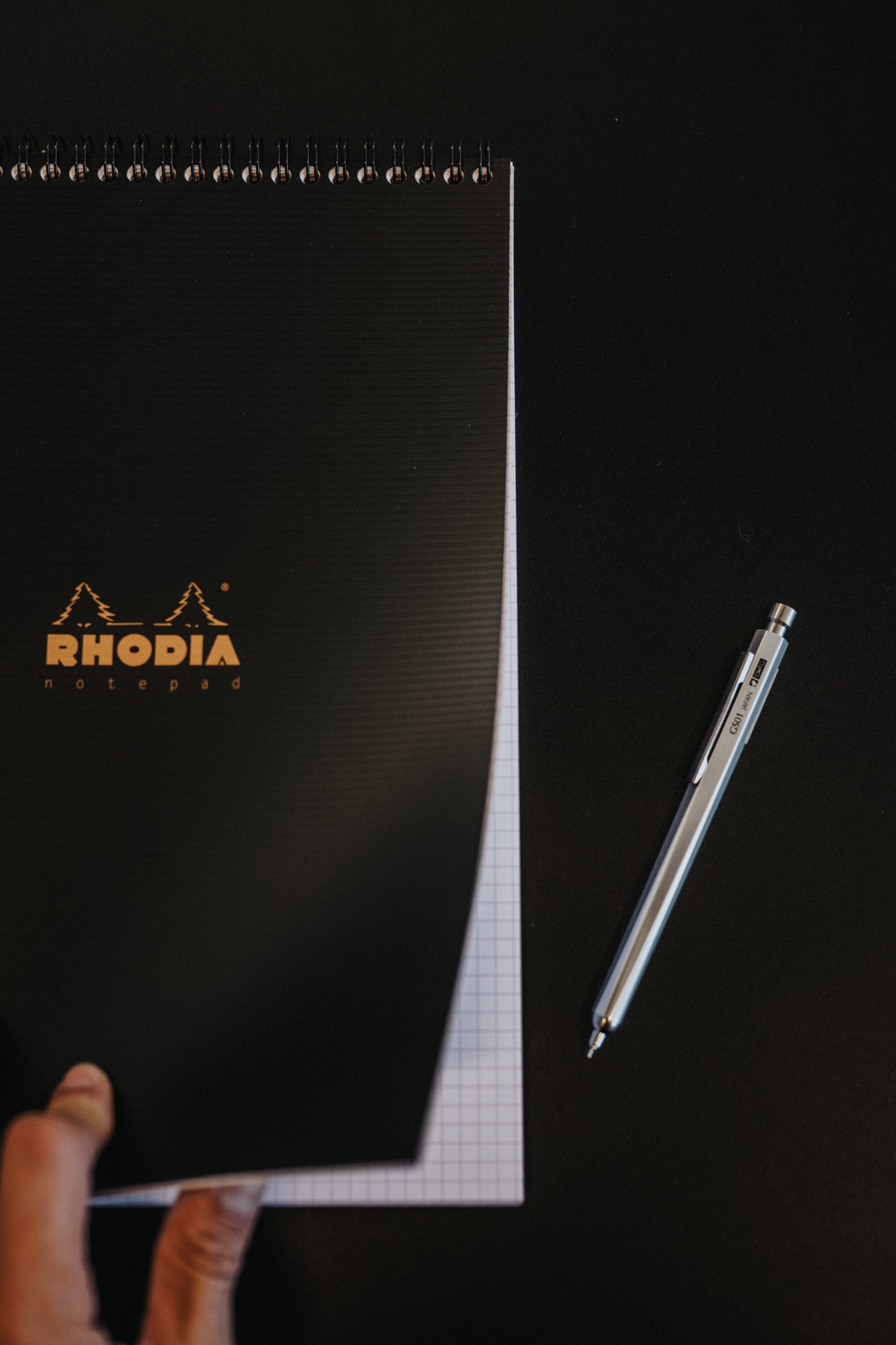 Rhodia 'Rhodiactive' Wire Bound A4 Grid Pad