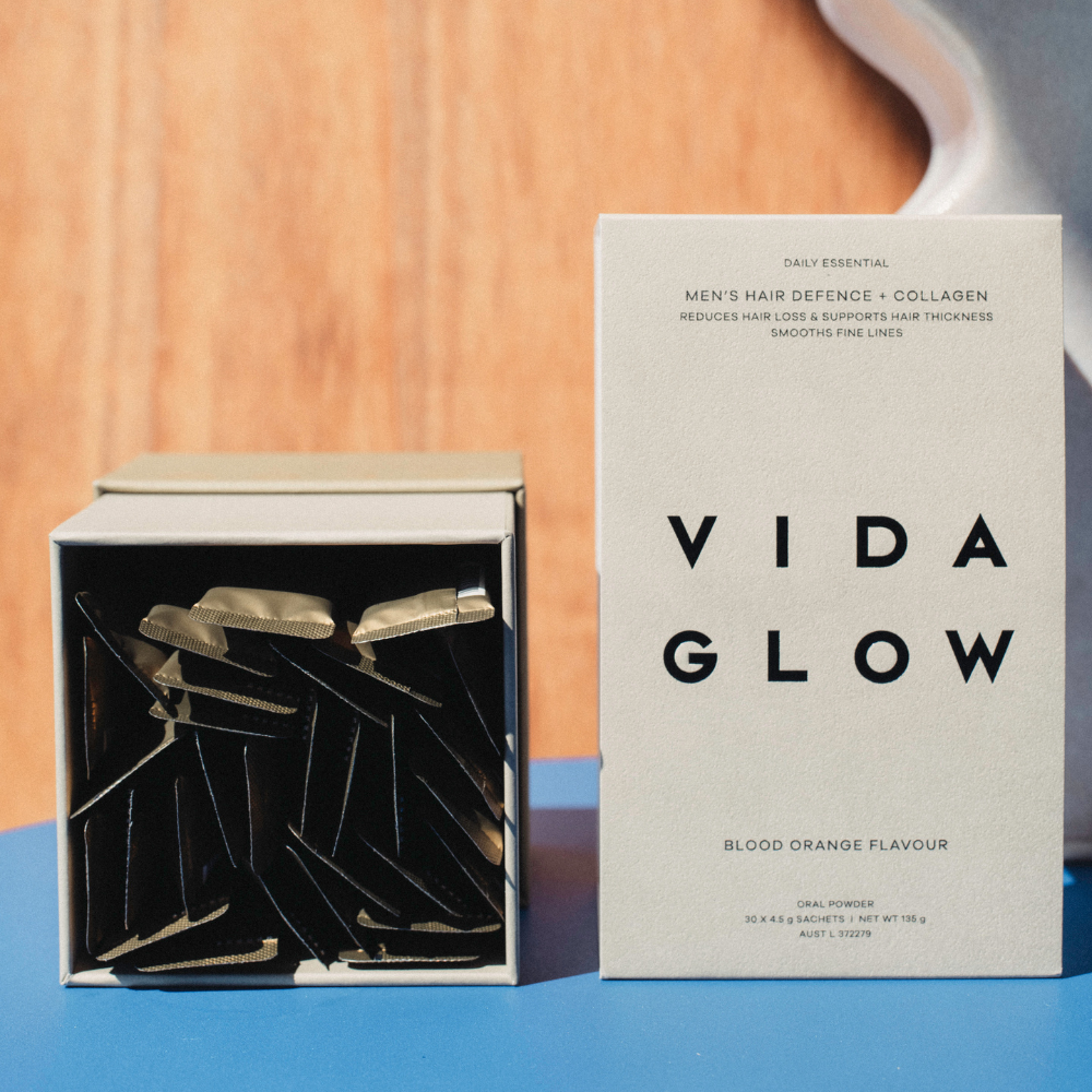 Vida Glow Mens Hair Defence and Collagen